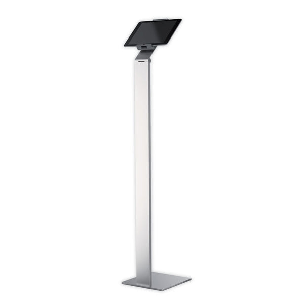 Durable® Floor Stand Tablet Holder, Silver/Charcoal Gray (DBL893223) Each