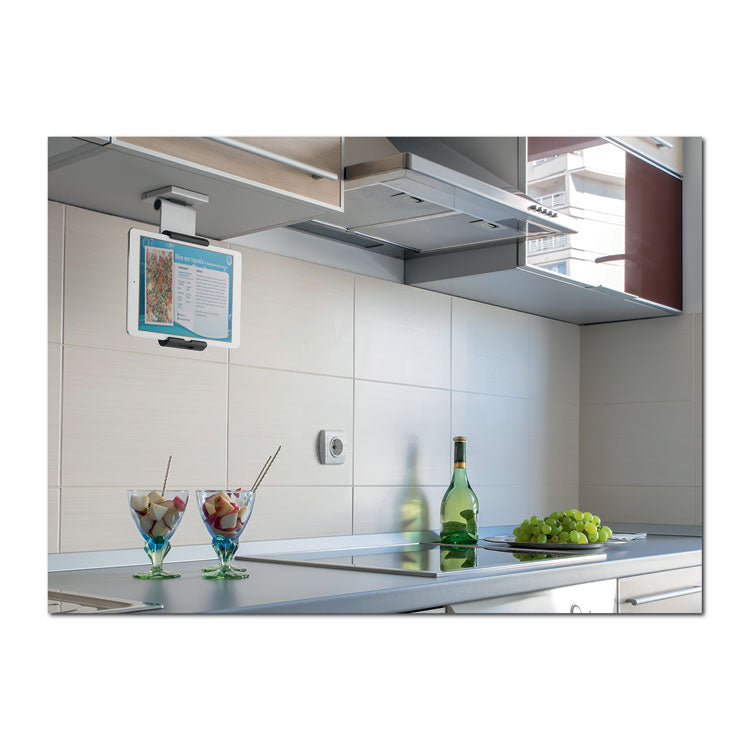 Durable® Mountable Tablet Holder, Silver/Charcoal Gray (DBL893523) Each