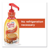 Coffee mate® Liquid Coffee Creamer, Hazelnut, 1500mL Pump Bottle (NES31831) Each