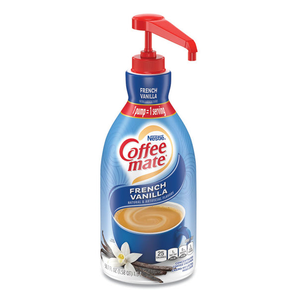 Coffee mate® Liquid Coffee Creamer, French Vanilla, 1500mL Pump Bottle (NES31803)