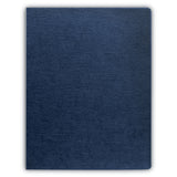 Fellowes® Expressions Linen Texture Presentation Covers for Binding Systems, Navy, 11.25 x 8.75, Unpunched, 200/Pack (FEL52113)