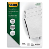 Fellowes® Expressions Classic Grain Texture Presentation Covers for Binding Systems, White, 11.25 x 8.75, Unpunched, 200/Pack (FEL52137)