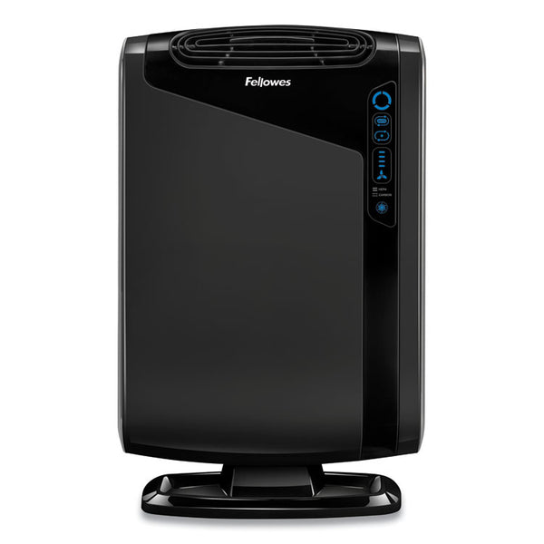 Fellowes® HEPA and Carbon Filtration Air Purifiers, 300 to 600 sq ft Room Capacity, Black (FEL9286201)