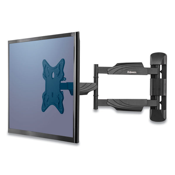 Fellowes® Full Motion TV Wall Mount, 16.25w x 19.75d x 17.87h, Black (FEL8043601)