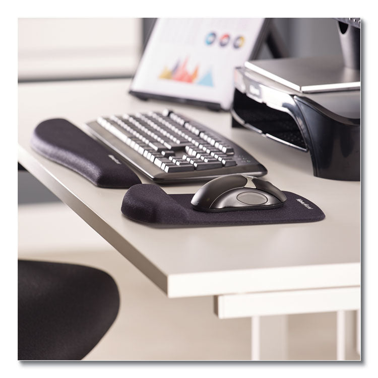 Fellowes® PlushTouch Keyboard Wrist Rest, 18.12 x 3.18, Graphite (FEL9252301) Each