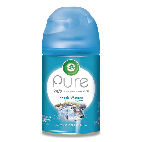 Air Wick® Freshmatic Ultra Automatic Spray Refill, Fresh Waters, 5.89 oz Aerosol Spray, 6/Carton (RAC79553) Case of 6