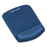 Fellowes® PlushTouch Mouse Pad with Wrist Rest, 7.25 x 9.37, Blue (FEL9287301)