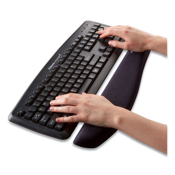 Fellowes® PlushTouch Keyboard Wrist Rest, 18.12 x 3.18, Graphite (FEL9252301)