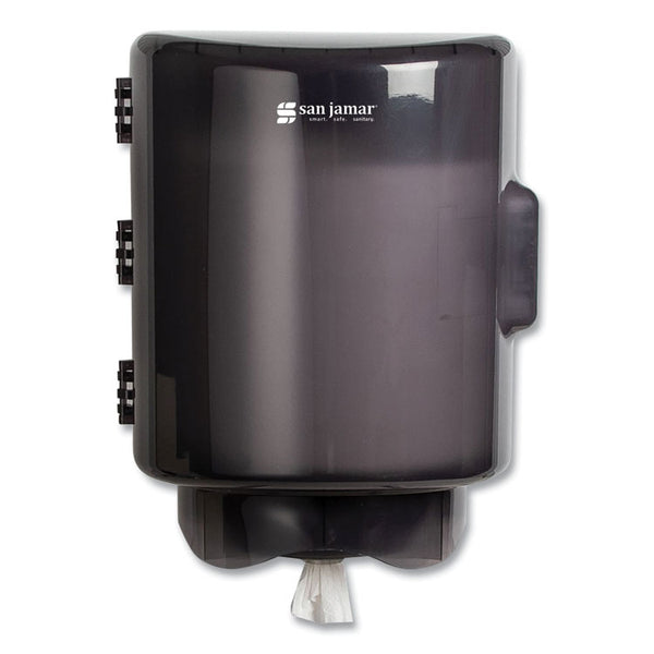 San Jamar® Adjustable Center Pull Towel Dispenser, 10.75 x 10.25 x 13.25, Black Pearl (SJMT420TBK)