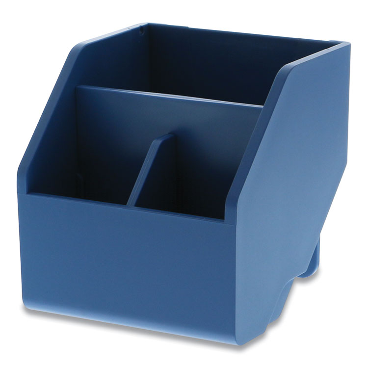 Bostitch® Konnect Desktop Organizer Short Storage Bin, 3.4" x 3.5" x 3.5", Blue (BOSKTCUPBLUE) Each