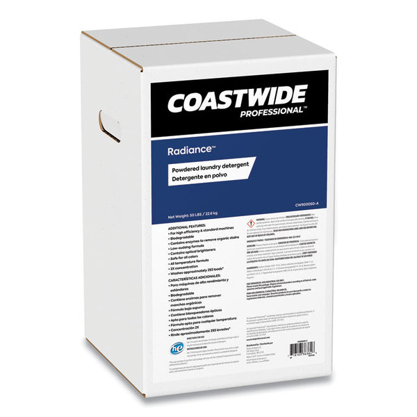 Coastwide Professional™ Radiance Powdered Laundry Detergent, Citrus Violet Scent, 50 lb Box (CWZ665223)