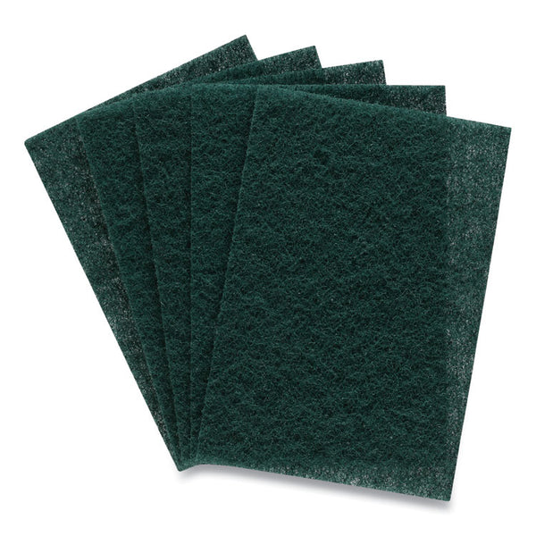 Coastwide Professional™ Heavy Duty Scouring Pads, Green, 12/Pack (CWZ24418470)
