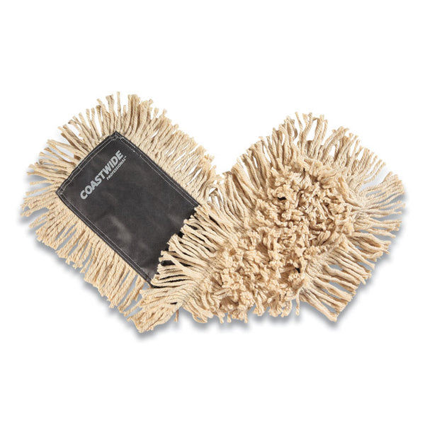 Coastwide Professional™ Cut-End Dust Mop Head, Economy, Cotton, 24 x 5, White (CWZ24418779)