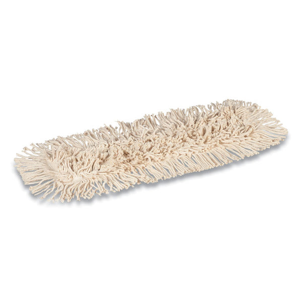 Coastwide Professional™ Cut-End Dust Mop Head, Economy, Cotton, 24 x 5, White (CWZ24418779)