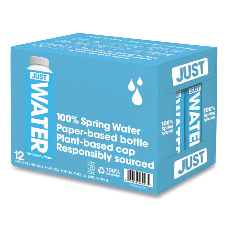 Just Water Spring Water, 16.9 oz, 12/Carton (DEZJGD00003) Case of 12