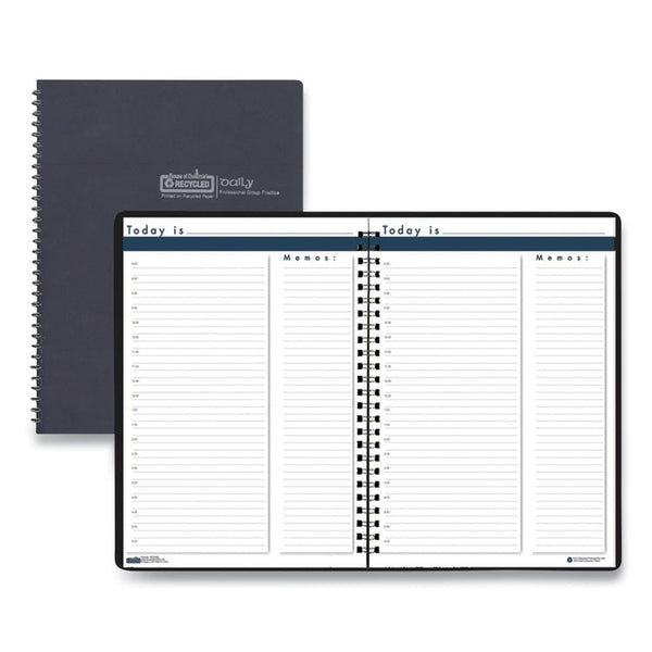 House of Doolittle™ Recycled Undated Assignment Book For Intermediate Grades, 40-Weeks: Eight-Subject Day, Blue Cover, (100) 11 x 8.5 Sheets (HOD58807) Each