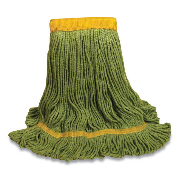 O'Dell® 1200 Series Mop Head, PET, Medium, 5" Headband, Green (ODC1200MGR)