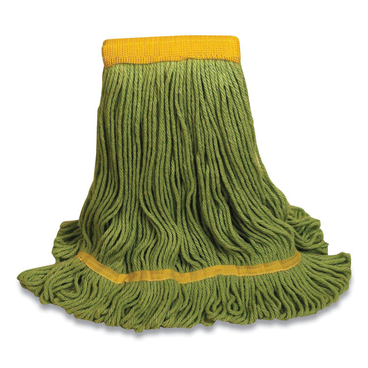 O'Dell® 1200 Series Mop Head, PET, Medium, 5" Headband, Green (ODC1200MGR)