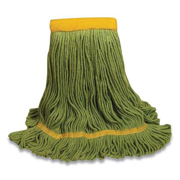 O'Dell 1400 Series Mop Head, Cotton/Rayon/Synthetic Blend, Medium, 5" Headband, Green (ODC1400MGR) Each