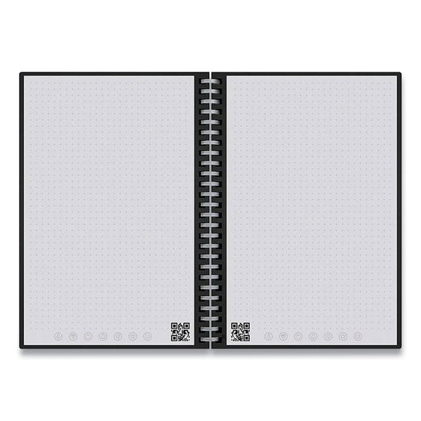 Rocketbook Wave Smart Reusable Notebook, Dotted Rule, Blue Cover, (40) 9.5 x 8.5 Sheets (RKBWAVSKA) Each