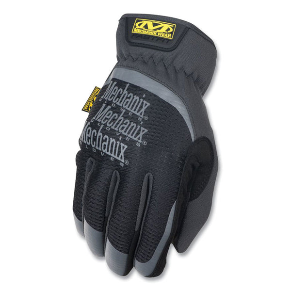 Mechanix Wear® FastFit Work Gloves, Black/Gray, Large (RTSMFF05010)