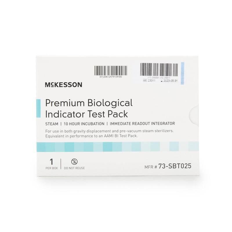 McKesson Sterilization Biological Indicator Pack Steam (524875_CS) 25/CS