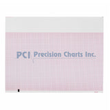 Precision Charts Recording Chart Paper Z-Fold Red Grid (546575_CS) 12/CS