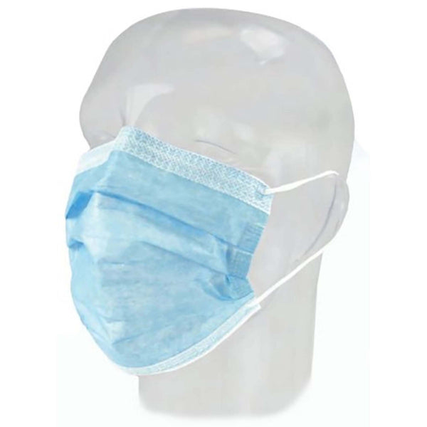 Precept® FluidGard® 160 Procedure Mask Anti-fog Foam ASTM Level 3 Earloops One Size Fits Most (1079086_CS) 500/CS