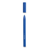 TRU RED™ Quick Dry Gel Pen, Stick, Fine 0.5 mm, Blue Ink, Blue Barrel, 5/Pack (TUD24377034) Pack of 5