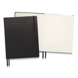 TRU RED Flexible-Cover Business Journal, Quadrille Rule, Black Cover, 8 x 10, 128 Sheets (TUD24377316) Each