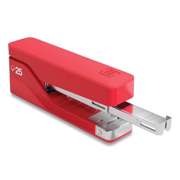 TRU RED™ Desktop Aluminum Stapler, 25-Sheet Capacity, Red (TUD24418162)