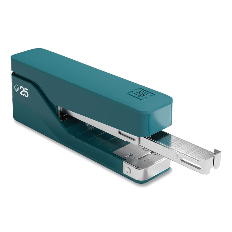 TRU RED™ Desktop Aluminum Stapler, 25-Sheet Capacity, Teal (TUD24418165) Each