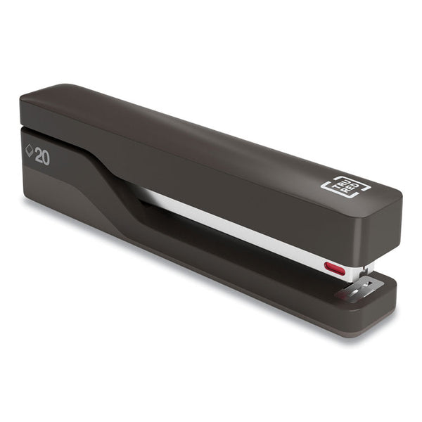 TRU RED™ Desktop Plastic Full Strip Stapler, 20-Sheet Capacity, Black (TUD24418181)