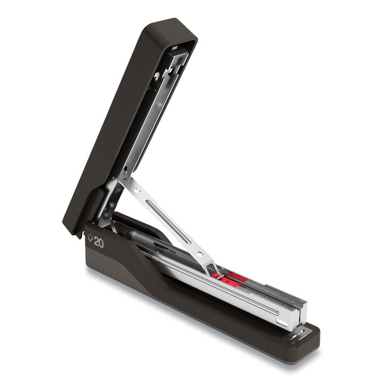 TRU RED™ Desktop Plastic Full Strip Stapler, 20-Sheet Capacity, Black (TUD24418181) Each