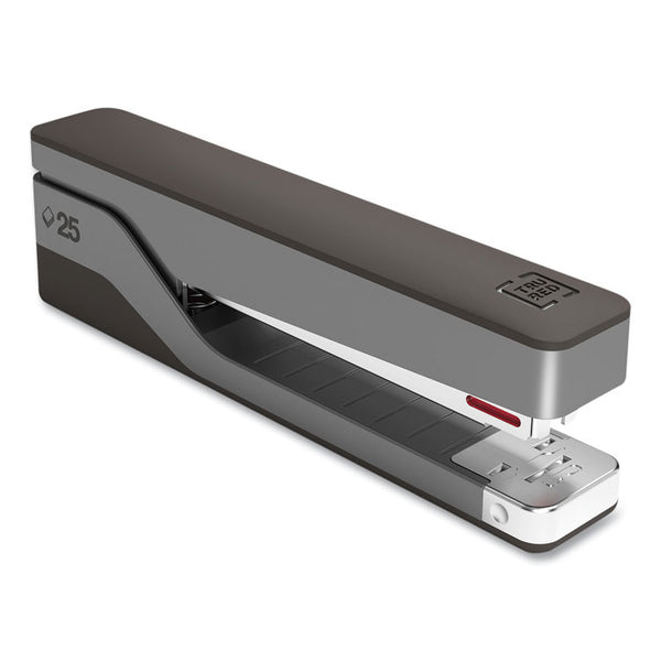 TRU RED™ Desktop Aluminum Full Strip Stapler, 25-Sheet Capacity, Gray/Black (TUD24418188)