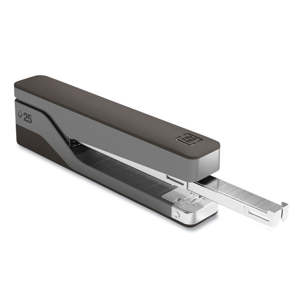 TRU RED™ Desktop Aluminum Full Strip Stapler, 25-Sheet Capacity, Gray/Black (TUD24418188)