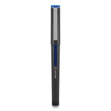 TRU RED™ Roller Ball Pen, Stick, Fine 0.5 mm, Blue Ink, Black/Blue/Clear Barrel, Dozen (TUD24419531)