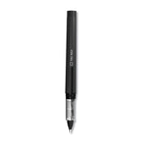 TRU RED™ Roller Ball Pen, Stick, Fine 0.5 mm, Black Ink, Black/Clear Barrel, Dozen (TUD24419532) 1 Dozen