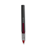 TRU RED™ Roller Ball Pen, Stick, Fine 0.5 mm, Red Ink, Black/Red/Clear Barrel, Dozen (TUD24419534) 1 Dozen
