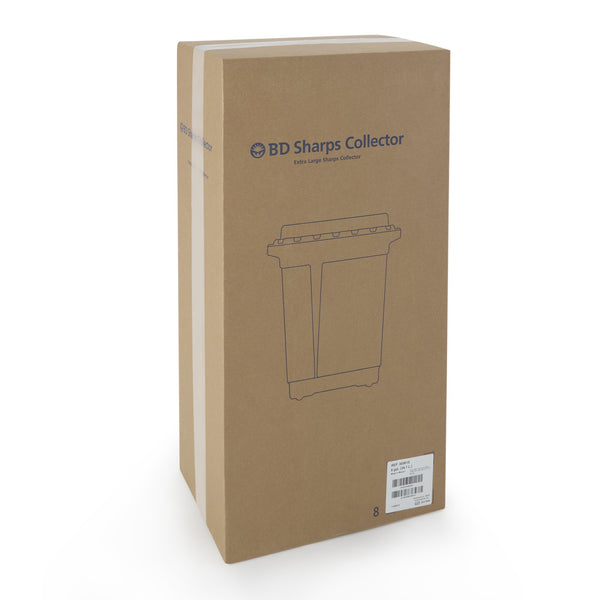 BD™ Sharps Container Red Base 18-1/2 X 17-3/4 X 11-3/4 Inch Vertical Entry 9 Gallon (443029_EA) 1/EA