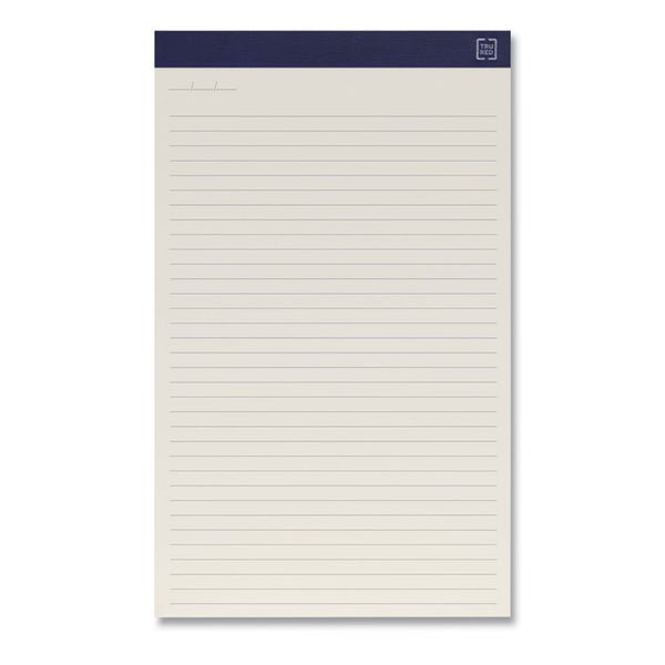 TRU RED™ Notepads, Wide/Legal Rule, 50 Ivory 8.5 x 14 Sheets, 12/Pack (TUD24419930)