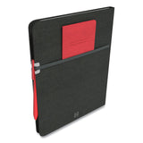 TRU RED™ Large Mastery Journal with Pockets, 1-Subject, Narrow Rule, Black/Red Cover, (192) 10 x 8 Sheets (TUD24421811) Each