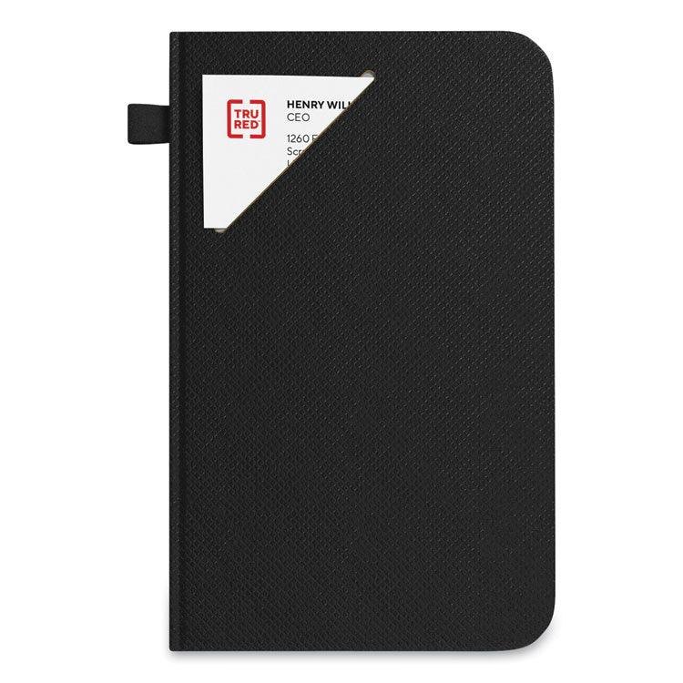 TRU RED™ Medium Starter Journal, 1-Subject, Narrow Rule, Black Cover, (192) 8 x 5 Sheets (TUD24421820) Each