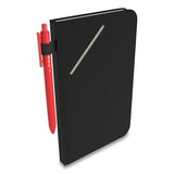 TRU RED™ Medium Starter Journal, 1-Subject, Narrow Rule, Black Cover, (192) 8 x 5 Sheets (TUD24421820) Each