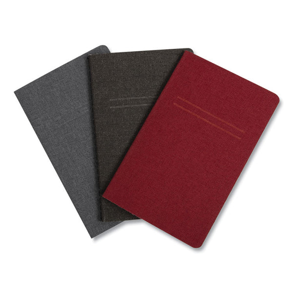 TRU RED™ Pocket Journal, 1-Subject, Narrow Rule, Assorted Cover Colors, (48) 3.5 x 5.5 Sheets, 3/Pack (TUD24421824)