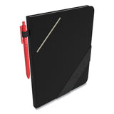 TRU RED™ Large Starter Journal, 1-Subject, Narrow Rule, Black Cover, (192) 10 x 8 Sheets (TUD24421837) Each