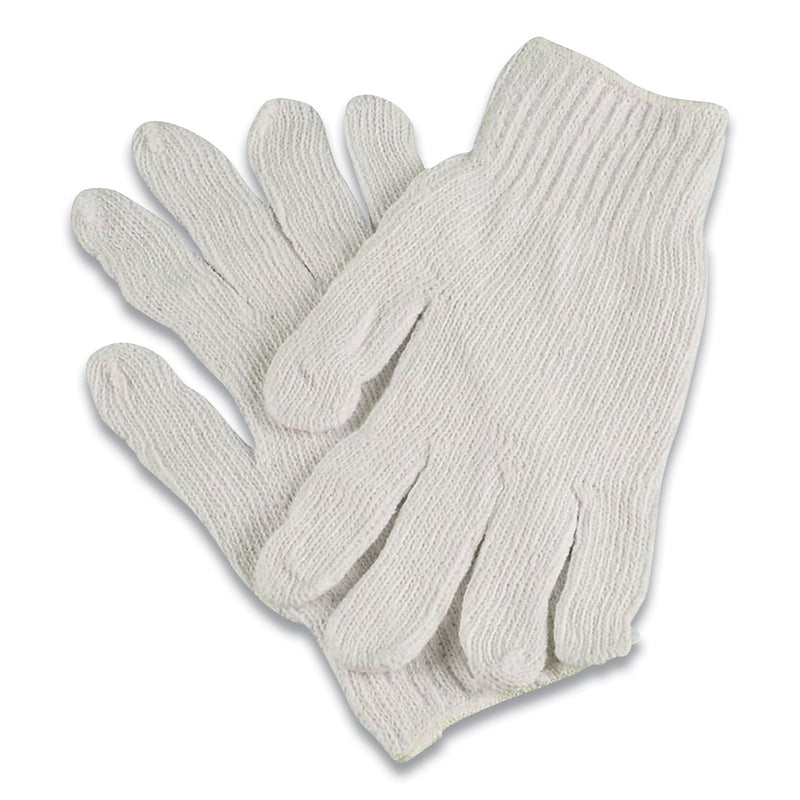 AMBITEX® PRO CTPS400/NLW Series Natural White String Knit Gloves, 7 gauge, Large, White, 12 Pairs (TXICTPS400LGNLW) 1 Dozen