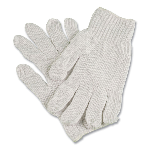 AMBITEX® PRO CTPS400/NLW Series Natural White String Knit Gloves, 7 gauge, Medium, White, 12 Pairs (TXICTPS400MDNLW) 1 Dozen