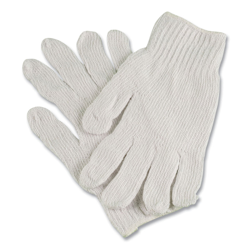 AMBITEX® PRO CTPS400/NLW Series Natural White String Knit Gloves, 7 gauge, Medium, White, 12 Pairs (TXICTPS400MDNLW) 1 Dozen