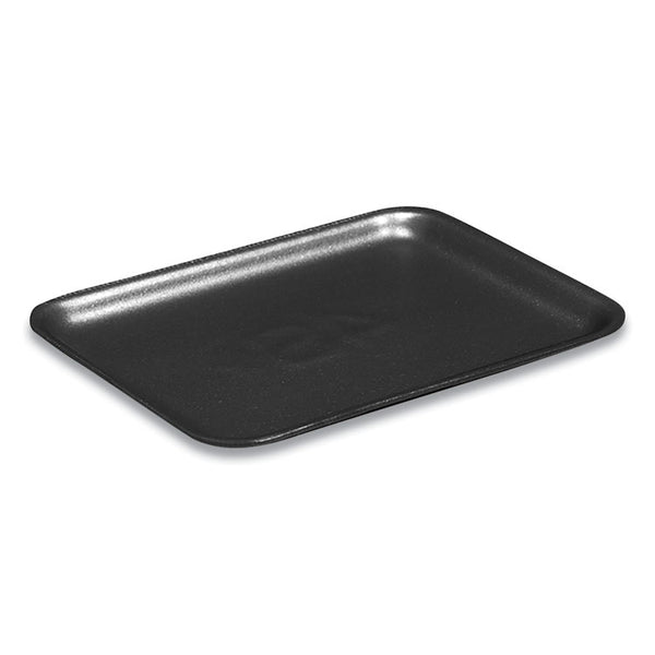 Pactiv Evergreen Supermarket Tray,  #4S, 9.25 x 7.25 x 0.69, Black, Foam, 500/Carton (PCT51P904S) Case of 500